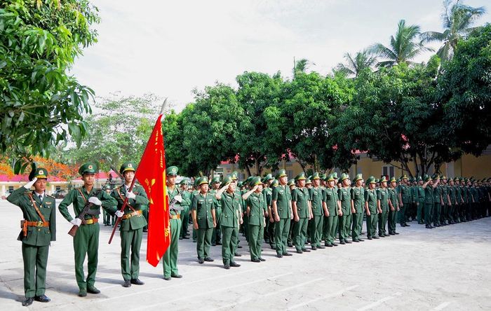 Quang cảnh tại Tiểu đoàn Huấn luyện – Cơ động