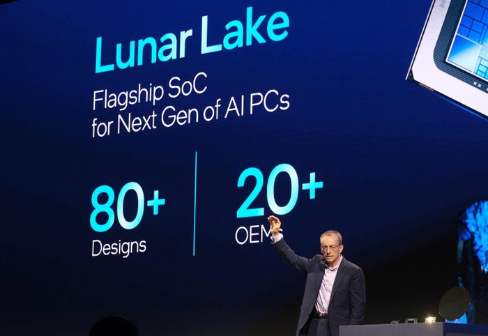  CEO Intel khẳng định tính cạnh tranh của hãng chip trong cuộc đua AI. Ảnh: Tuấn Anh. 