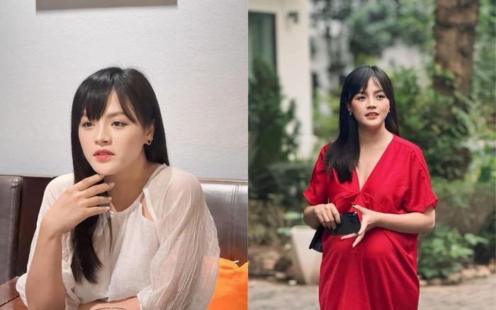 Khi mang thai lần hai, Thu Quỳnh luôn duy trì tâm trạng vui vẻ, hạnh phúc. Được biết con gái út nhà nữ diễn viên chính là "quả ngọt" giữa người đẹp và bạn trai. Cô hiện vẫn giấu kín thông tin, hình ảnh của "nửa kia". Ảnh: FBNV