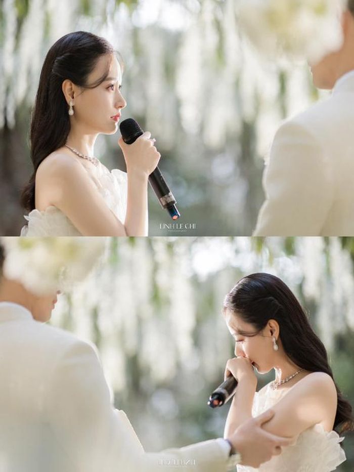 "Đây chỉ là một buổi tiệc nhỏ thân mật dành cho bạn bè theo nguyện vọng của chú rể là được cầu hôn mình lần nữa trước sự chứng kiến của mọi người. Sở dĩ gọi là “lần nữa“ vì lần đầu tiên cầu hôn chú rể đã xúc động khóc nhiều quá lên hình không đẹp, chú rể năn nỉ cho anh làm lại lần nữa để quay hình chiếu trong tiệc cưới cho đẹp. Anh hứa sẽ không khóc. Vậy mà ở lần 2 này, anh ấy vẫn khóc nhưng lần này khóc đẹp hơn xíu", Midu tiết lộ..