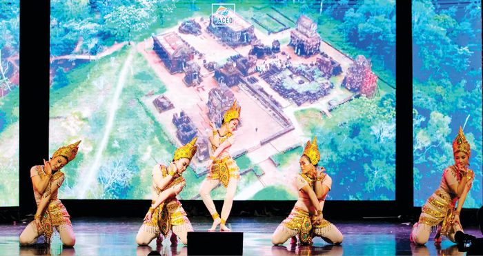 Một tiết mục biểu nghệ thuật trên sân khấu của VietSoul 2. Ảnh: VACEO