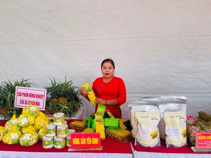 Nông sản sạch của người dân tộc xã Yên Bình. Ảnh: Hương Giang