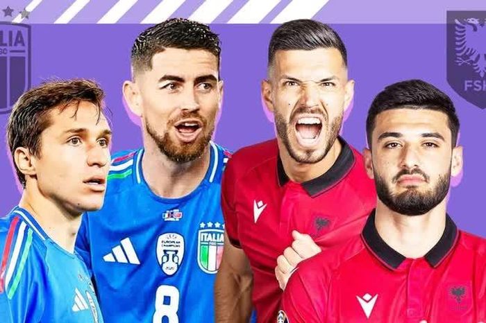 Trận đấu giữa Ý vs Albania được phát trực tiếp miễn phí trên kênh sóng VTV3