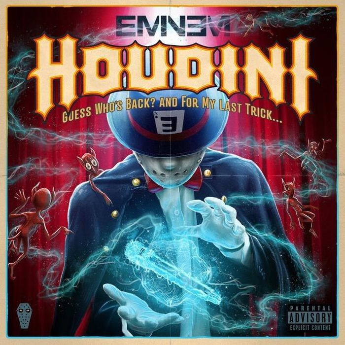 Bìa đĩa đơn sặc sỡ và có phần hoài cổ của “Houdini”