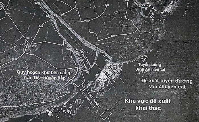 Khu mỏ cát biển B1 trên địa bàn tỉnh Sóc Trăng có trữ lượng 145 triệu m3 đáp ứng làm vật liệu san lấp