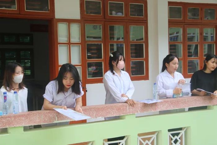 Đa số các em đều trong tâm thế tự tin và thoải mái.