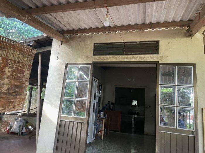 Ngôi nhà hiện tại của gia đinh đoàn viên Nguyễn Cửu Phúc.