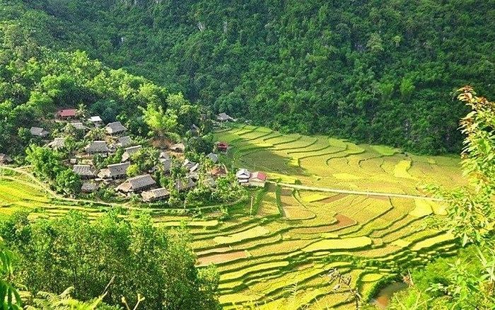 Đến với Pù Luông (huyện Bá Thước, Thanh Hóa), du khách sẽ có dịp đắm chìm trong thiên nhiên tươi đẹp của những thửa ruộng bậc thang (Ảnh Hà Khải)