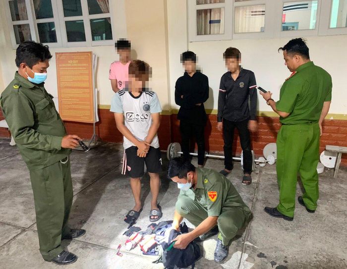 Lực lượng dân phòng tham gia cùng công an xử lý một vụ vi phạm pháp luật. Ảnh minh họa: Báo Bình Thuận