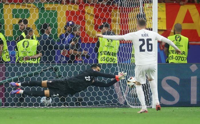 Tiền đạo Josip Iličić đã không thể có 1 cái kết trọn vẹn với Đội tuyển Slovenia. ẢNh: UEFA
