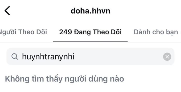 Đỗ Thị Hà không theo dõi Hoa hậu Ý Nhi.