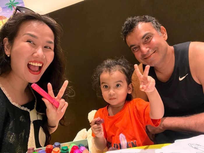 Tổ ấm nhỏ hạnh phúc của Võ Hạ Trâm cùng chồng Ấn Độ.