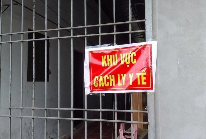 Khu vực cách ly tại chỗ tại phòng trọ chị M.T.S. Ảnh: TTXVN phát
