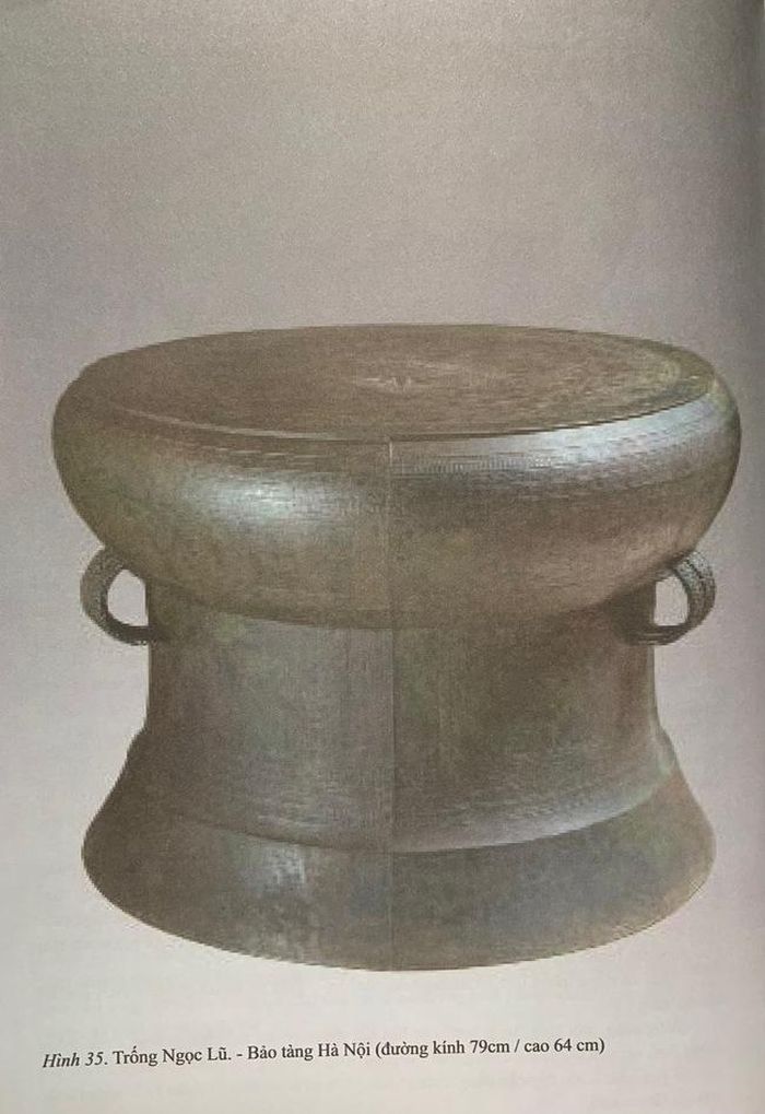 Trống đồng Ngọc Lũ in trong sách