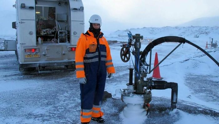 Công nghệ trộn CO2 với nước trước khi bơm xuống lỗ khoan sâu 1 km. Ảnh: Sciencenordic