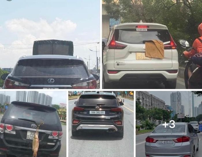 Xuất hiện nhiều hình thức che chắn, chỉnh sửa biển số ô tô với động cơ không minh bạch.Ảnh: Diễn đàn OFFB