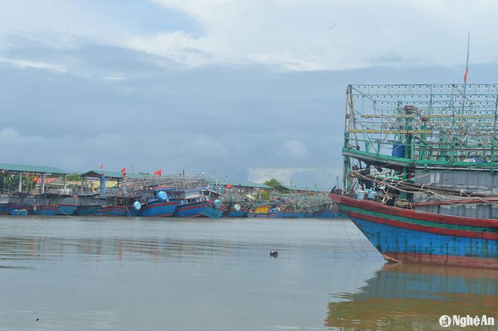 Để đảm bảo an toàn cho tàu mỗi khi trên biển Đông có bão, bà con ngư dân chủ động liên lạc với cơ quan chức năng và về bờ an toàn. Ảnh: Văn Trường