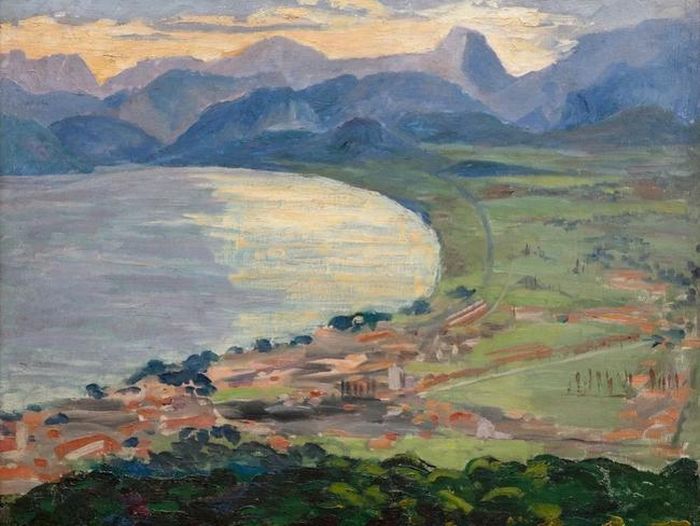 "Cảnh bờ biển Riviera" của Winston Churchill (khoảng năm 1935)