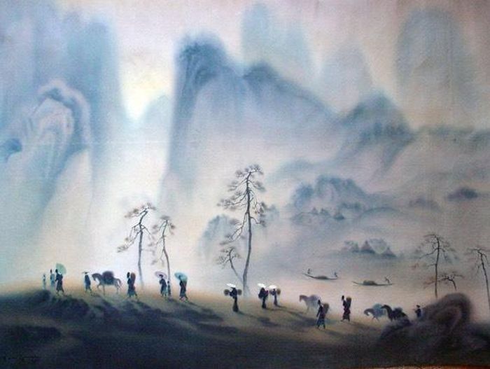 Tranh của họa sĩ Mai Long