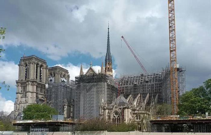 Công trình tái thiết Nhà thờ Đức Bà Paris sẽ về đích vào tháng 12 này