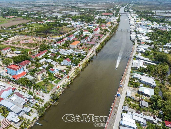 Một góc thị trấn U Minh, huyện U Minh, quê hương căn cứ cách mạng đang từng bước vươn mình.