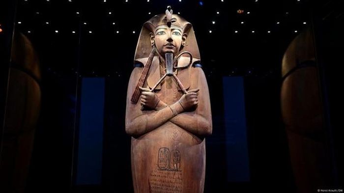 Quan tài của Ramses II là tác phẩm trưng bày của triển lãm