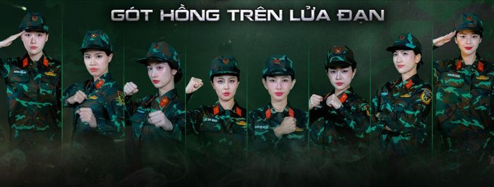  Sao nhập ngũ mùa thứ 15 có chủ đề “Gót hồng trên lửa đạn” 