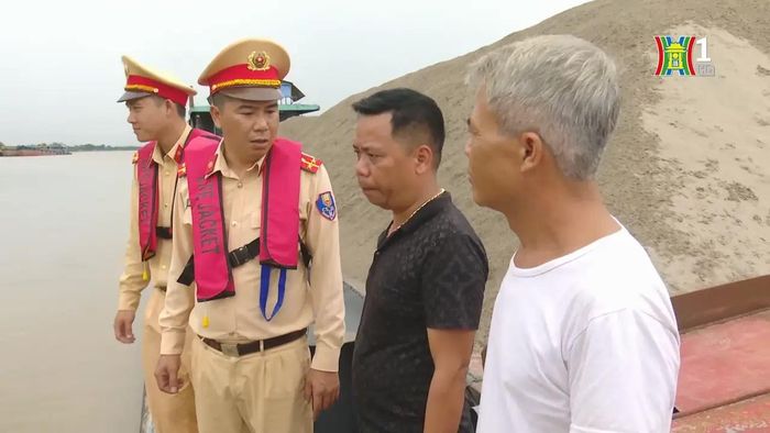 Hoạt động khai thác cát được giám sát chặt chẽ, đúng quy định