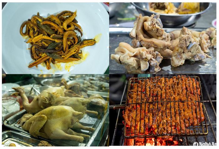 Các đặc sản ẩm thực Vinh như cháo lươn, gà bóp, chả nướng, các món cháo và miến... khiến du khách thưởng thức một lần rồi nhớ mãi. Ảnh: Nguyễn Đạo
