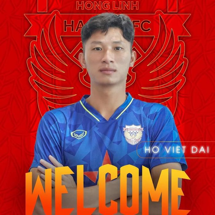 Hồ Viết Đại đã gia nhập Hồng Lĩnh Hà Tĩnh. Ảnh: Hong Linh Ha Tinh FC