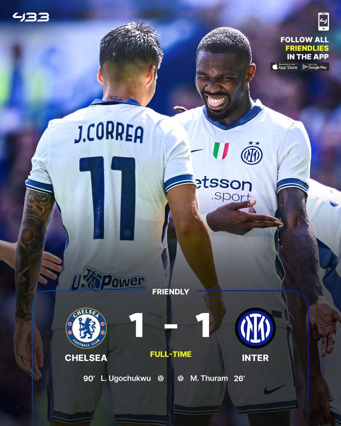 Hai đội rời sân với kết quả hòa 1-1