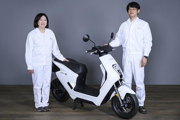 Xe máy điện EM1 e: của Honda. Ảnh: MCNews.