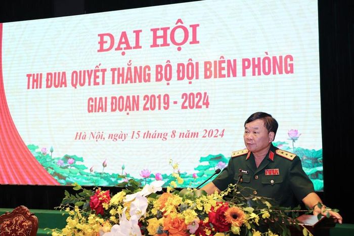  Thượng tướng Hoàng Xuân Chiến phát biểu chỉ đạo tại Đại hội. 