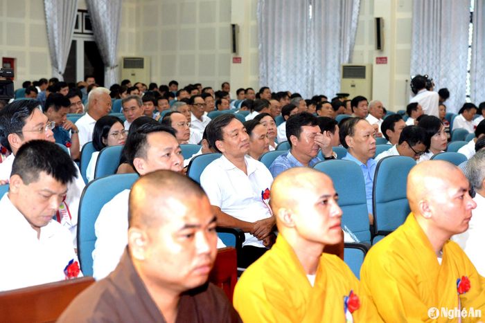 Tham dự buổi lễ còn có các đại biểu đại diện cho các ngành, địa phương. Ảnh: Xuân Hoàng