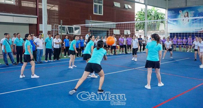 Kịch tính với môn thi kéo co và bóng chuyền hơi nữ.