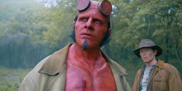 Tạo hình của Hellboy do Jack Kesy thể hiện