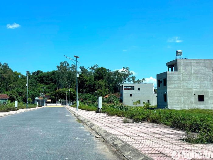 Khu đất quy hoạch đấu giá tại xã Bồi Sơn, huyện Đô Lương. Ảnh tư liệu: Nguyễn Hải