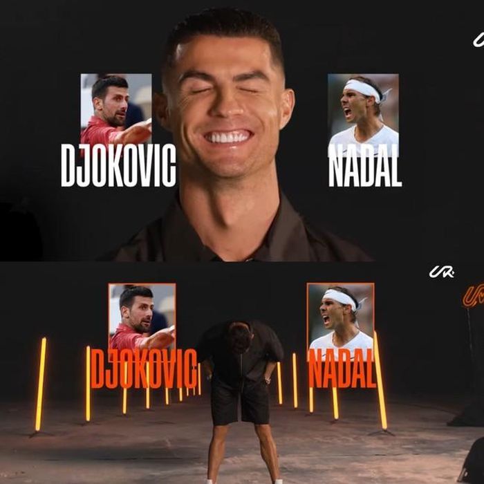 Ronaldo không thể lựa chọn giữa Nadal và Djokovic