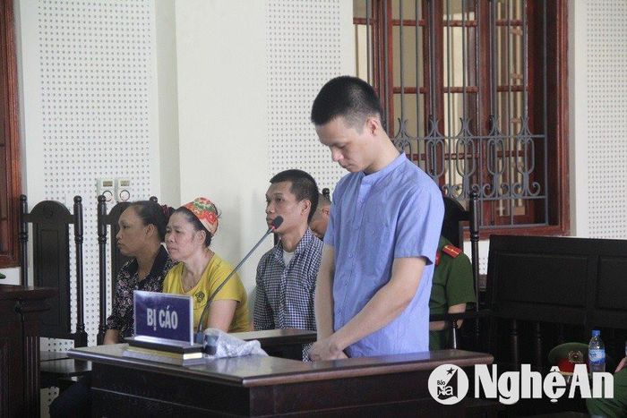 Nguyễn Anh Thảo tại phiên sơ thẩm. Ảnh tư liệu