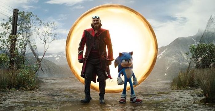 Jim Carrey (trái) tiếp tục thủ vai Tiến sĩ Robotnik