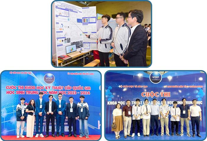 Nhóm học sinh trường THPT Chuyên Tuyên Quang 2 năm liên tiếp đoạt giải Nhất Cuộc thi khoa học kỹ thuật cấp quốc gia.