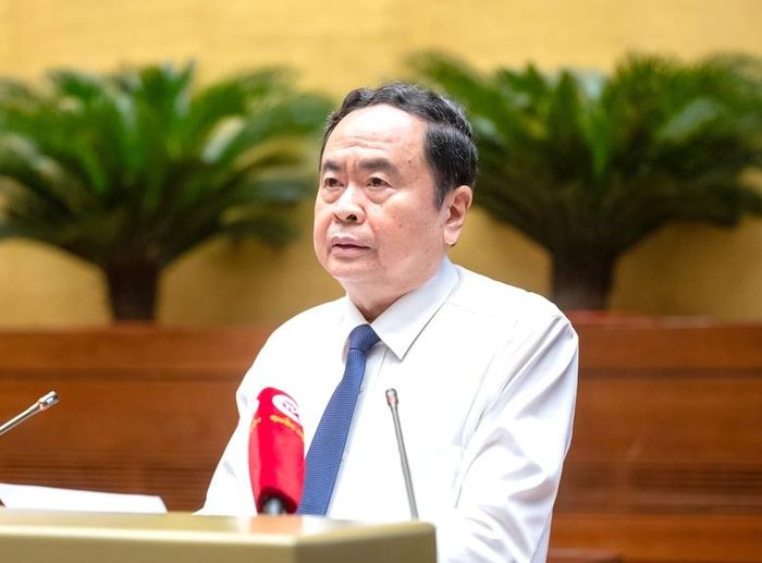 Chủ tịch Quốc hội Trần Thanh Mẫn nhấn mạnh: Di chúc của Người là một văn kiện lịch sử cực kỳ quan trọng, kết tinh tư tưởng, văn hóa, trí tuệ, đạo đức và tâm hồn cao đẹp của một bậc vĩ nhân - Ảnh: VGP/Nguyễn Hoàng