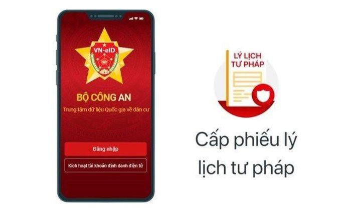 Mở rộng thí điểm cấp Phiếu Lý lịch tư pháp qua ứng dụng VNeID