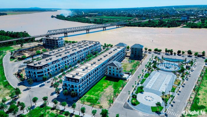 Những khu đô thị mới hiện đại, gần gũi với thiên nhiên cũng đang giúp Vinh dần trở nên một đô thị đáng sống. Ảnh: Tiến Đông