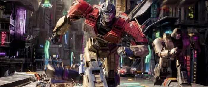 Một cảnh trong phim "Transformers One"