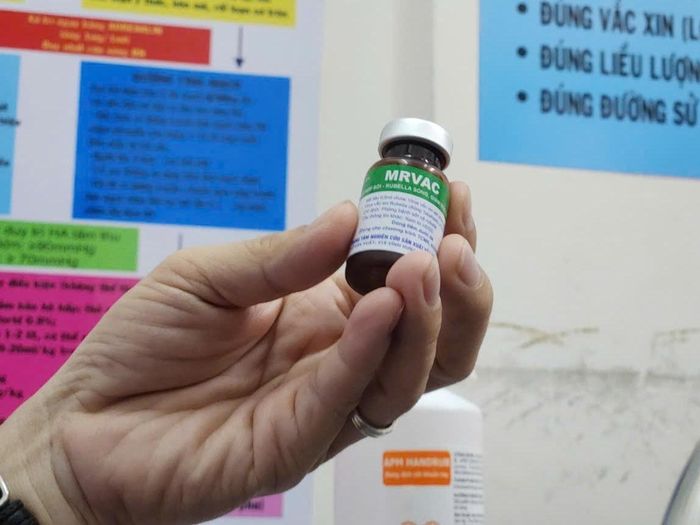  Vaccine MRVAC (phòng bệnh sởi - rubella) sử dụng trong chiến dịch tiêm tại TPHCM 