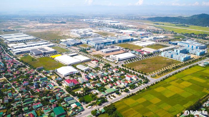 Dự án Khu Công nghiệp - Đô thị và Dịch vụ VSIP Nghệ An. Ảnh: Thành Cường