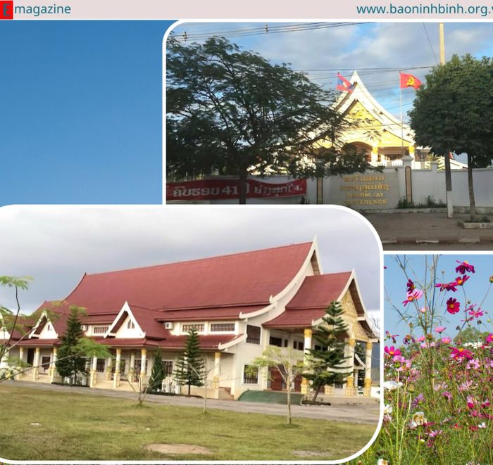 Nhà văn hóa hữu nghị Viêt-Lào (tỉnh U-Đôm-Xay).