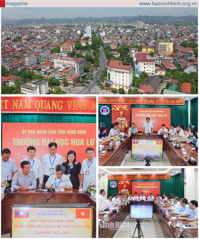 Giao lưu văn hóa Việt-Lào tại Trường Đại học Hoa Lư.