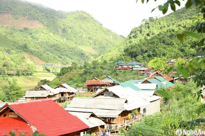 Một góc xã Mỹ Lý (Kỳ Sơn). Ảnh: N.S
